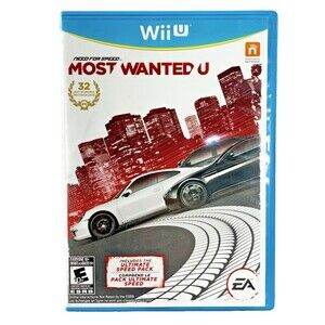 Need for Speed Most Wanted Nintendo Wii U EA 2013 Complete with Manual Tested